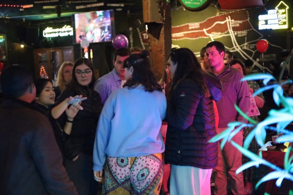 Guests enjoying DMZ Bar Hue