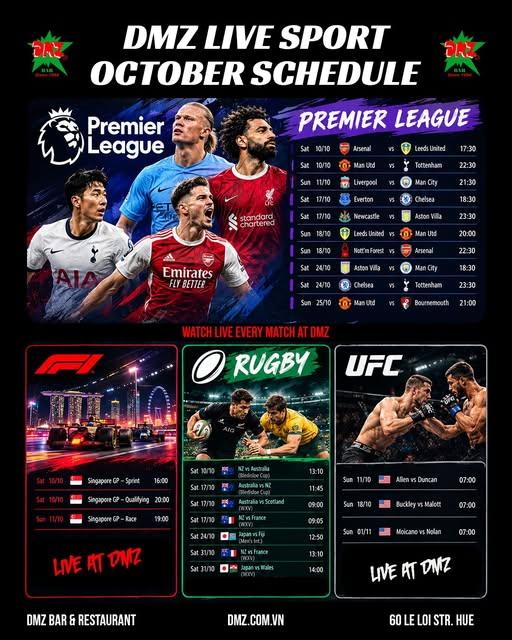 OCTOBER SPORTS LINE-U